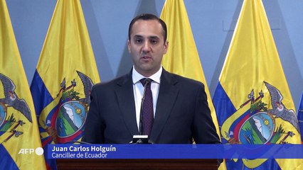 Ecuador y Argentina en crisis diplomática por fuga de exministra condenada