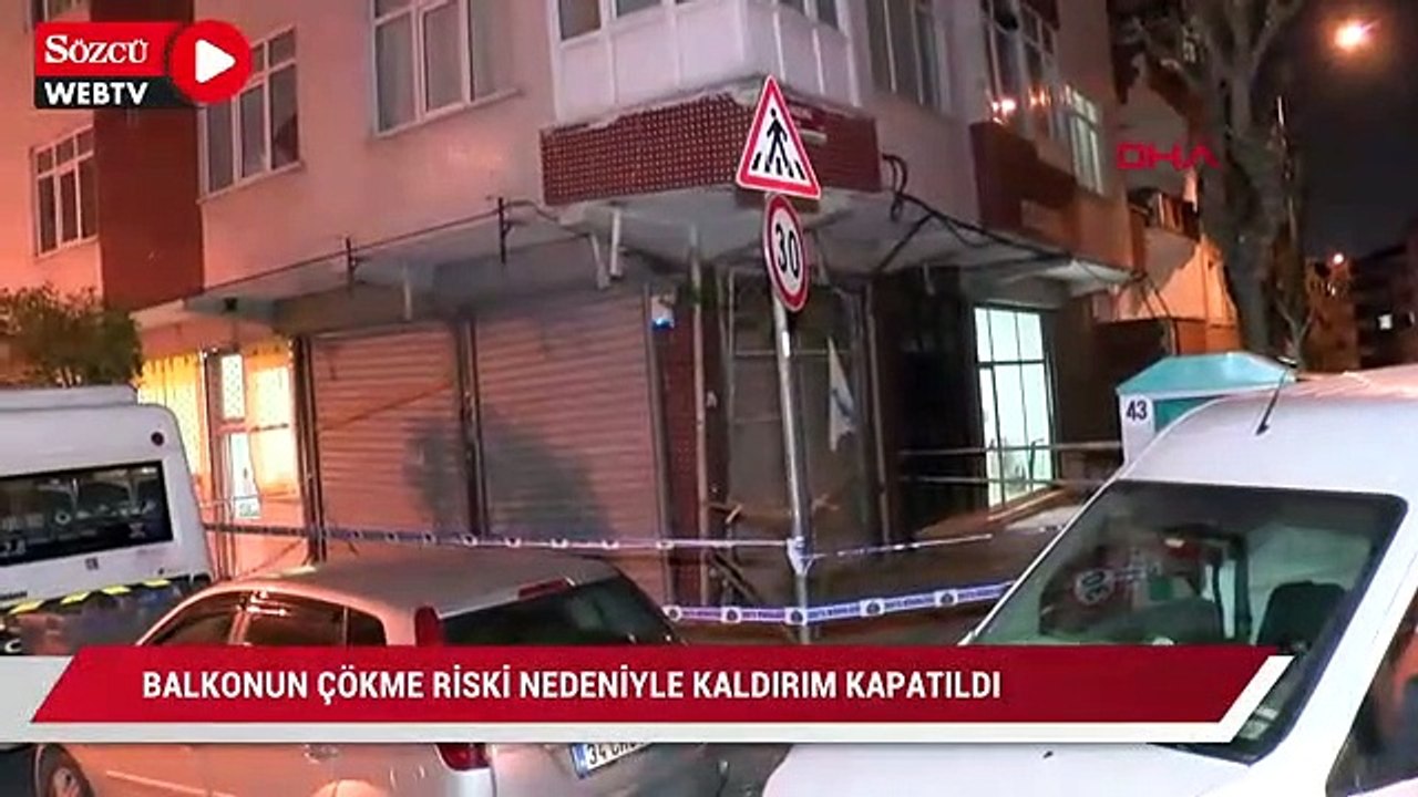 Dikkat! Balkon düşebilir