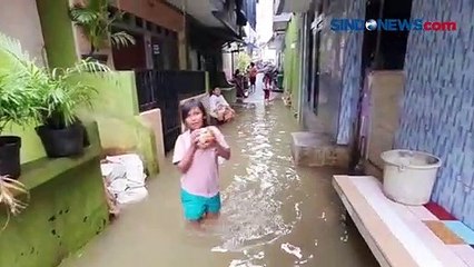 Sempat Surut, Banjir Kebon Pala Capai Ketinggian Satu Meter