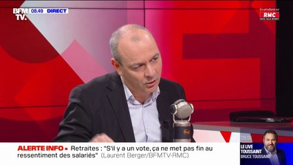 Laurent Berger sur la grève des éboueurs: "On est en train d'en faire un objet politique alors que c'est une question sociale"