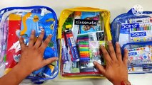 stationery collection, doms art set vs classmate stationery kit vs youva kit, makeup eraser, pen