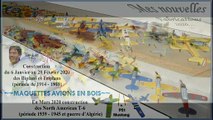 Maquettes en bois Avions Anciens (fèvrier 2020)