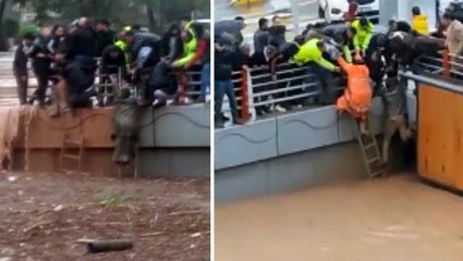 Şanlıurfa'da kent merkezindeki alt geçitte can pazarı! Kadın ve çocuklar da var