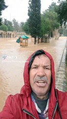 Şanlıurfa'daki sel Balıklıgöl'ü de vurdu! İşte vatandaşın kamerasına yansıyan o görüntüler