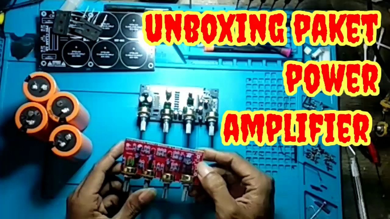 Unboxing Paket Power Amplifier