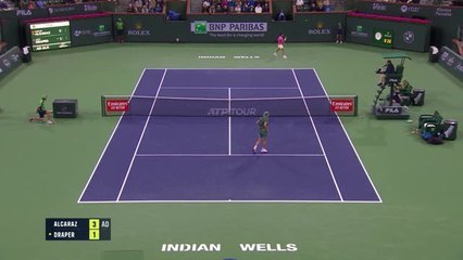 Indian Wells - Alcaraz vainqueur de Draper sur abandon