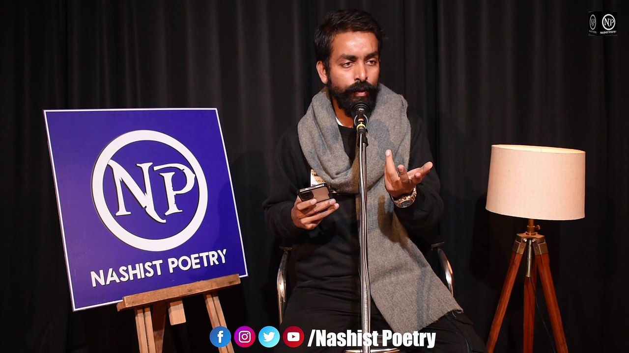 Neeraj Neer | Nashist Poetry | Poetry | Open Mic "NishaaN"