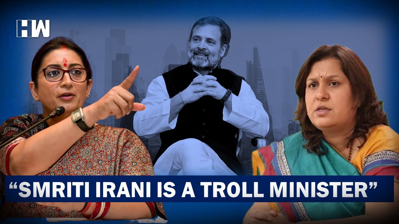 Smriti Irani Says Rahul Gandhi Insulted India, Congress Hits Back Calling Her "Troll Minister" | BJP