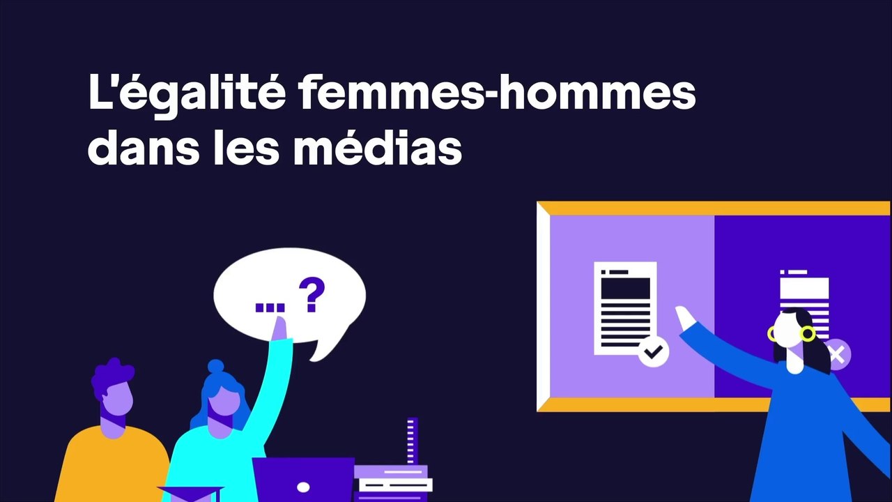 Ressources pédagogiques  de l'Arcom : Comprendre l'égalité femmes-hommes dans les médias