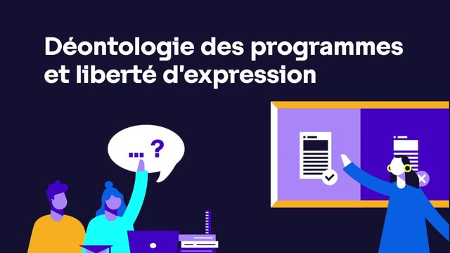 Ressources pédagogiques de l'Arcom : Déontologie des programmes et liberté d'expression