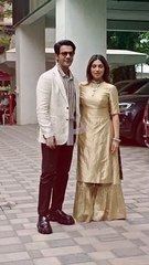 Rajkummar Rao, Bhumi Pednekar Spotted Amid Bheed Promotion in Mumbai