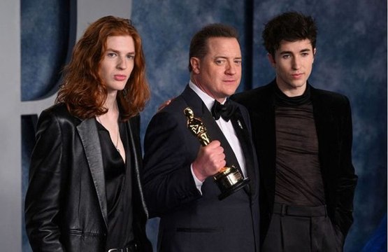 Brendan Fraser : cette adorable séquence avec ses enfants aux Oscars