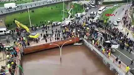 Şanlıurfa'daki sel baskını havadan görüntülendi