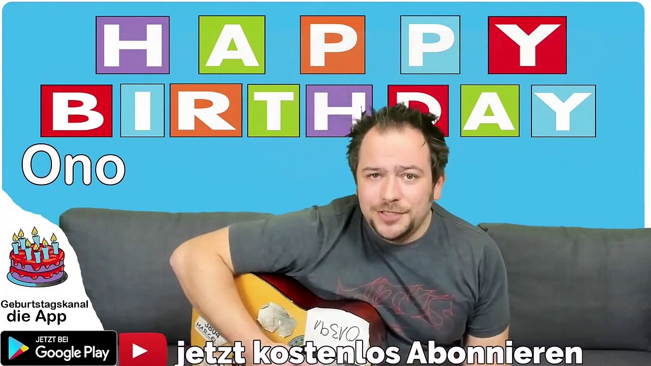 Happy Birthday, Ono! Geburtstagsgrüße an Ono
