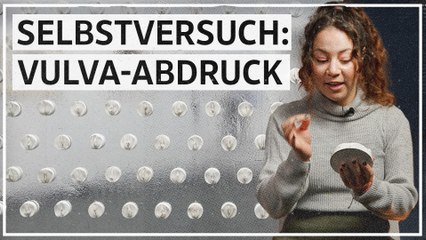 Ein Gipsabdruck der eigenen Vulva im Selbstversuch
