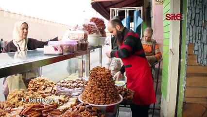 قبل رمضان.. بائع الحلويات بوجدة_ كين إقبال كبير على المقروط والشباكية والبريوات والأثمنة زايدة شوية