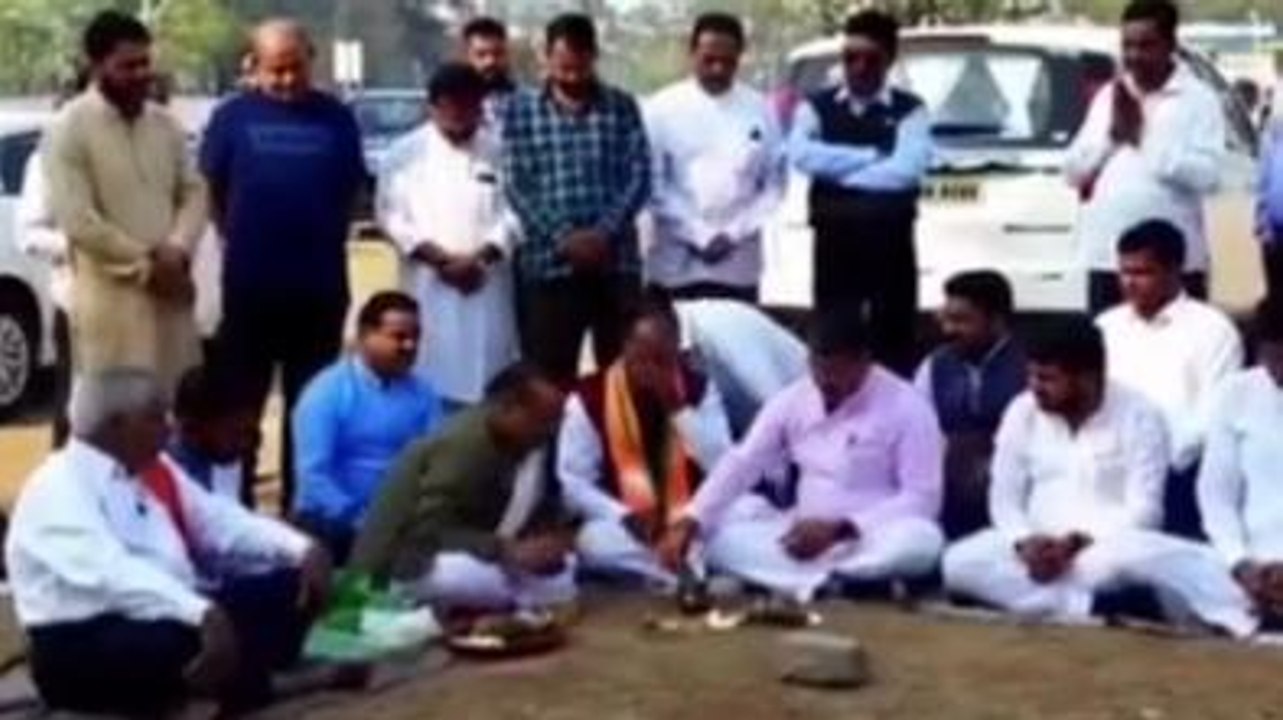 छिंदवाड़ा: गृह मंत्री अमित शाह का होगा छिंदवाड़ा आगमन ,कार्यक्रम स्थल का हुआ भूमि पूजन