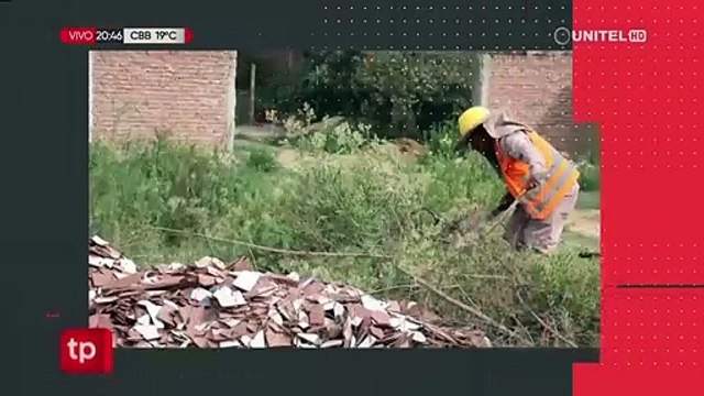 Realizan limpieza en las orillas del río Maylanco para evitar inundaciones