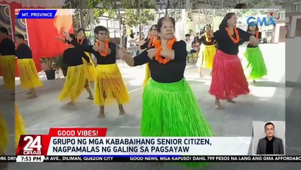 Grupo ng mga kababaihang senior citizen, nagpamalas ng galing sa pagsayaw | 24 Oras