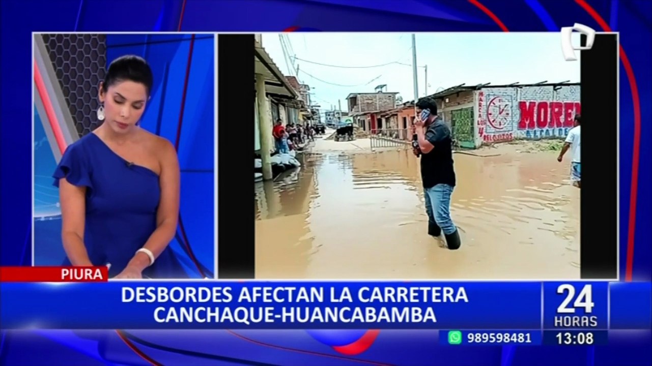 Ciclón Yaku en Piura: desborde del rio Tambo Grande deja incomunicados a varios caseríos
