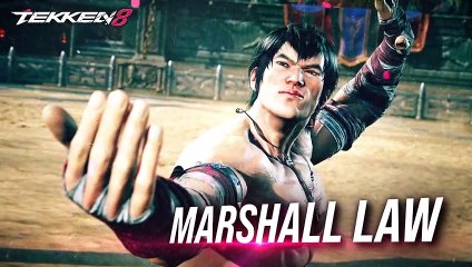Tekken 8 - Marshall Law Gameplay Trailer   PS5 Games