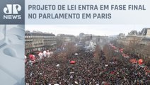Franceses saem às ruas contra nova Reforma Previdenciária