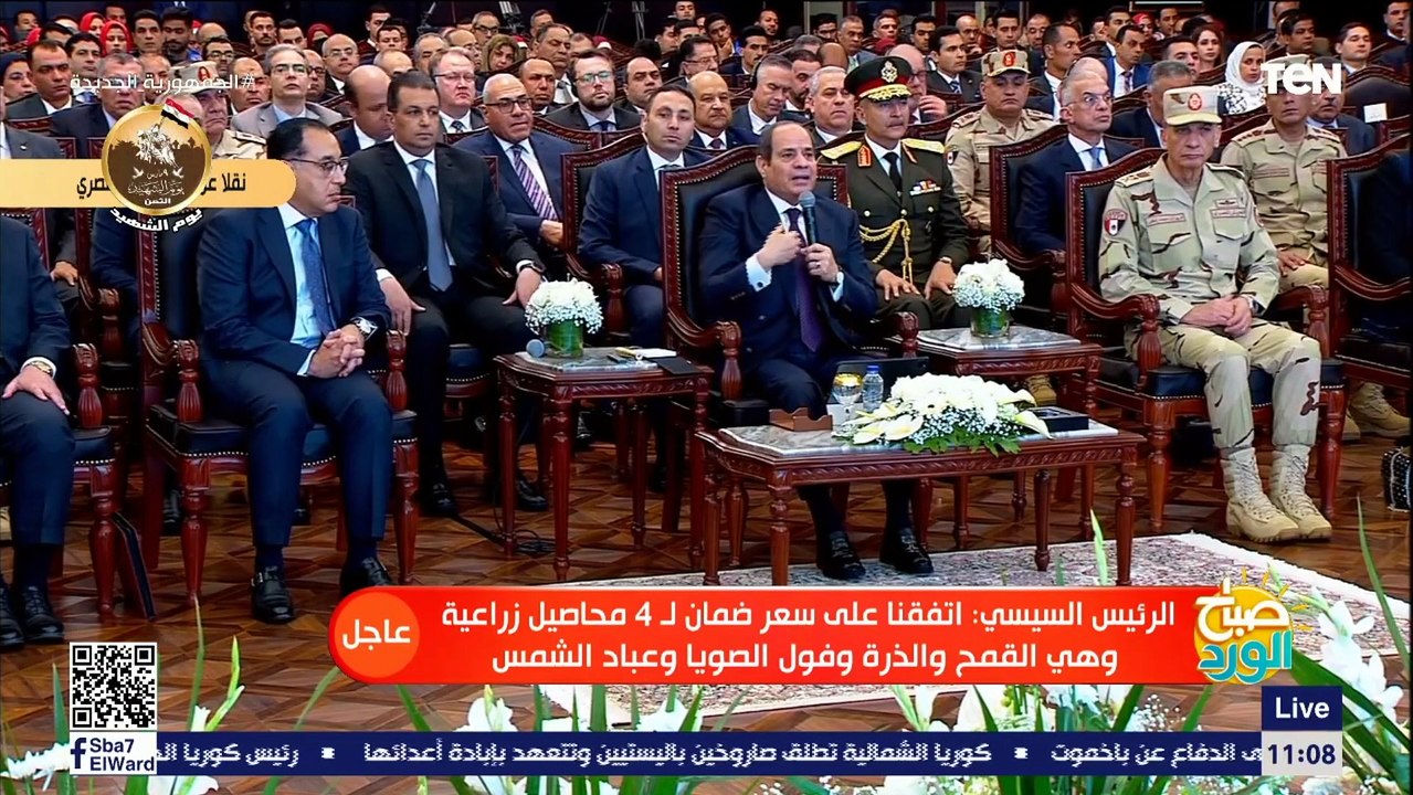السيسي : مصر شهدت زيادة سكانية تتراوح بين 20 و...
