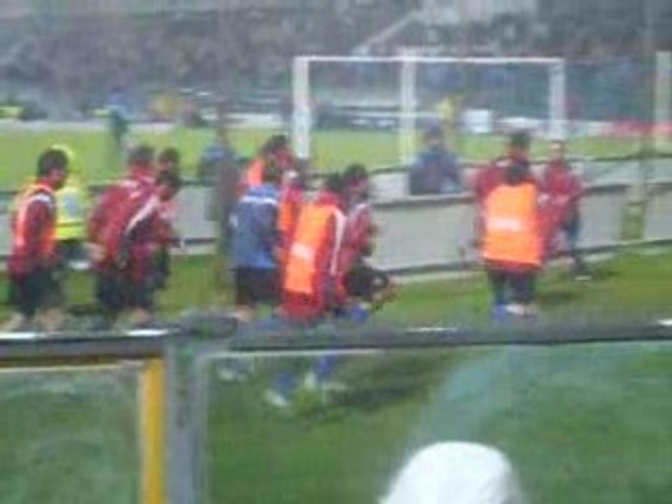 Pisa Grosseto...Riscaldamento...ma che acqua!!!