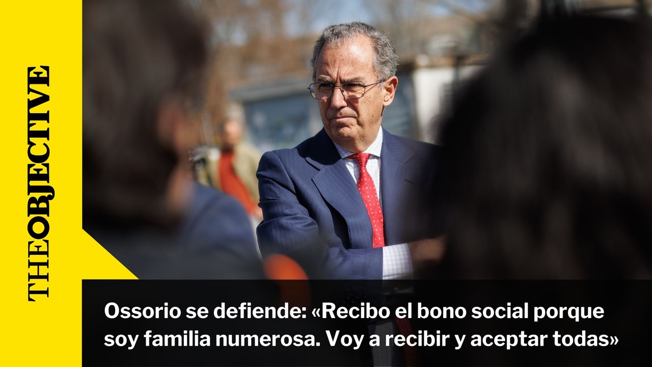 Ossorio se defiende: «Recibo el bono social porque soy familia numerosa. Voy a recibir y aceptar todas»