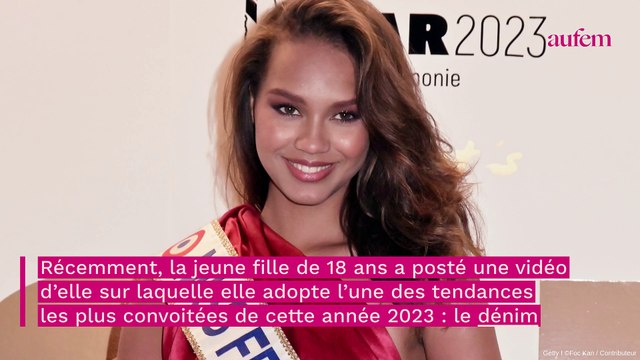 Indira Ampiot (Miss France 2023) adopte la veste Zara la plus tendance du printemps