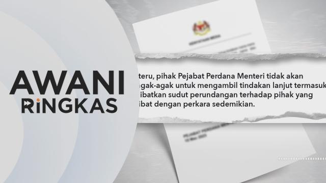 AWANI Ringkas: PMO pandang serius tindakan pihak salah guna nama