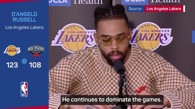 D'Angelo Russell wary of Rockets threat in absence of 'monster' Davis