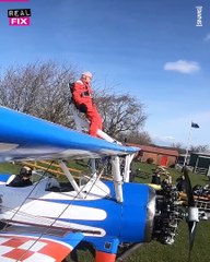 The Sky's the Limit: 95-year-old Takes Adventure to New Heights with Wing Walking