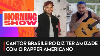 Chris Brown reage a publicação de Naldo Benny