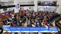 Régimen de Daniel Ortega forzó el cierre de dos universidades nicaragüenses