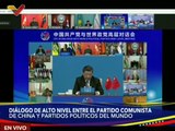 Venezuela participa en el diálogo de alto nivel entre el PCCh y partidos políticos del mundo