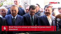 Binali Yıldırım'ın annesi için cenaze töreni düzenlendi