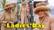 Queen Consort Camilla visits Cheltenham Festival on Ladies' Day