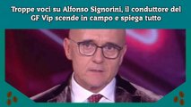 Troppe voci su Alfonso Signorini, il conduttore del GF Vip scende in campo e spiega tutto