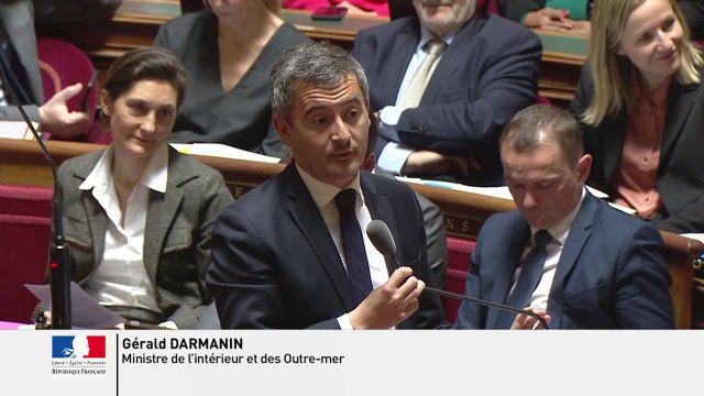 Grèves des éboueurs: J'ai demandé à la maire de Paris de réquisitionner le relèvement et l'incinération des poubelles déclare Gérald Darmanin au Sénat