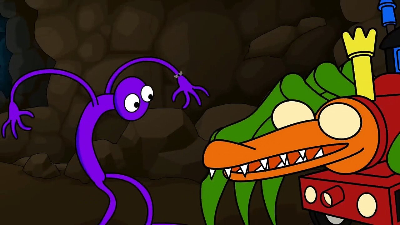 RAINBOW FRIENDs Become CHOO CHOO CHARLES_! (Cartoon Animation)