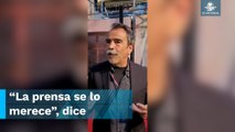 Damián Alcázar afirma que la prensa se merece el trato rijoso que le da AMLO