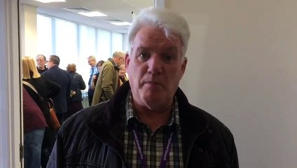 Councillor Ian Brown on Academy Street