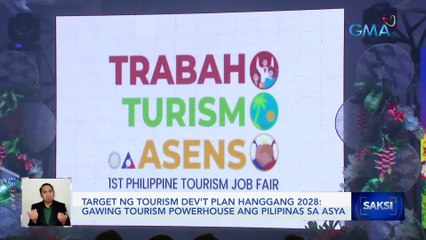 Target ng Tourism Dev't Plan hanggang 2028: Gawing tourism powerhouse ang Pilipinas sa Asya | Saksi