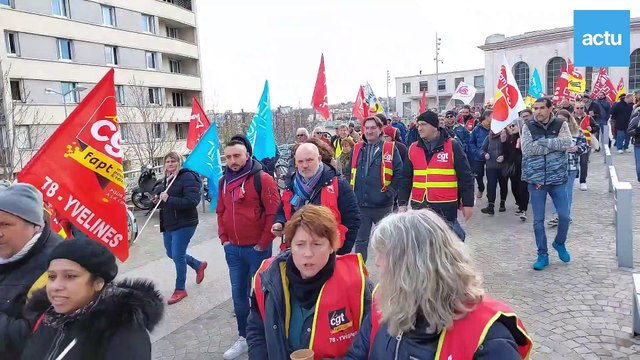 Versailles : la manifestation du mercredi 15 mars 2023 contre la réforme des retraites.