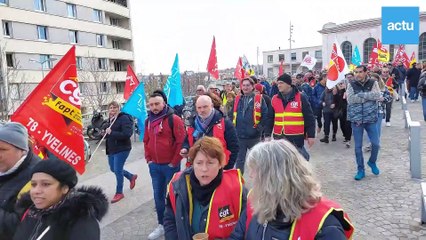 Versailles : la manifestation du mercredi 15 mars 2023 contre la réforme des retraites.