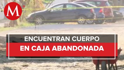 En Jalisco, encuentran el cuerpo de un hombre al interior de una caja