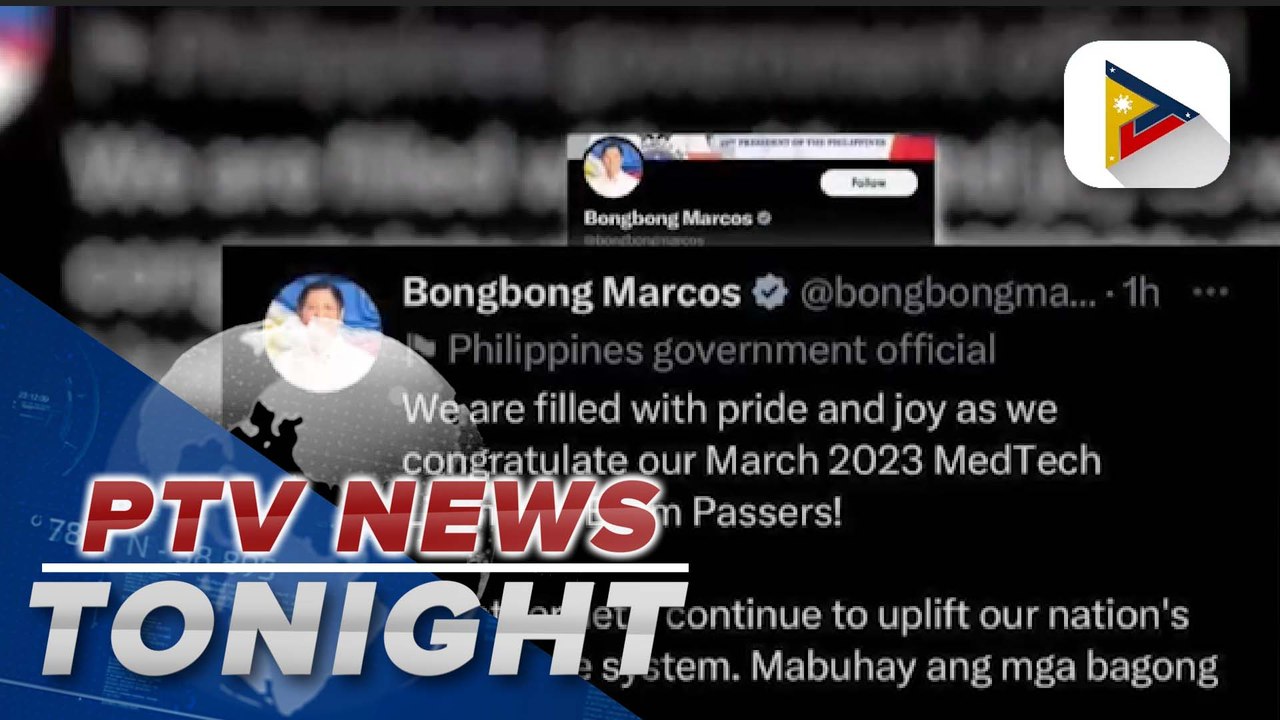 PBBM congratulates 2023 MedTech licensure exam passers