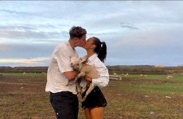 Love Island’s Will Young takes girlfriend Jessie Wynter to visit his sheep