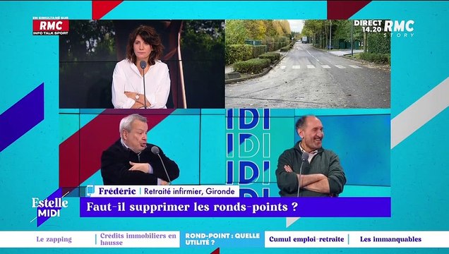 Estelle Denis perturbée par un bug technique dans Estelle Midi le mercredi 15 mars 2023 sur RMC Story